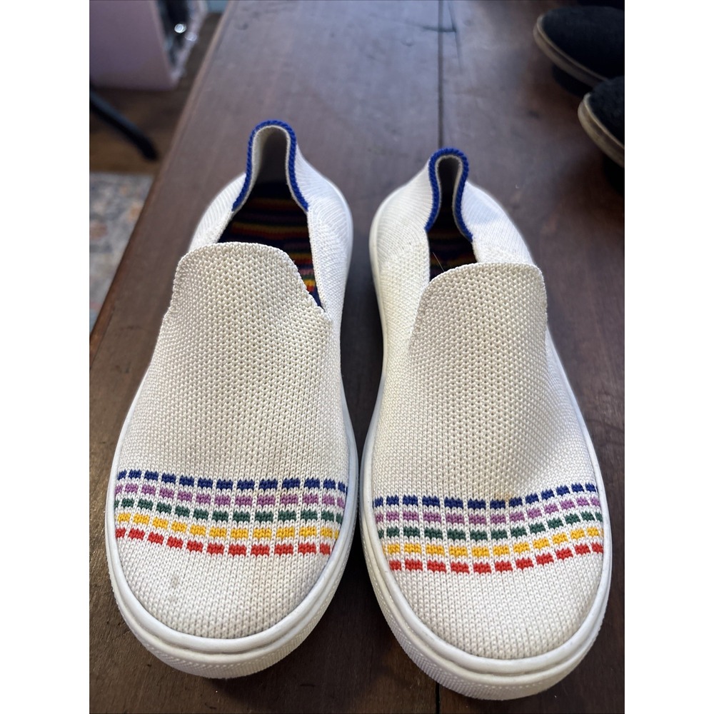 Rothy's Toddler Boy/girl Slip On Shoes Sz 12. Rainbow.